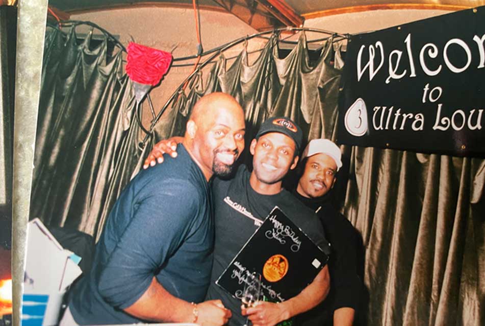 Frankie Knuckles, Julius The Mad Thinker and Craig Loftis at 3 Degrees Ultra Lounge