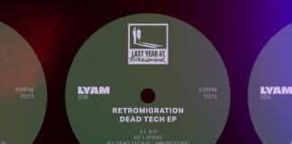 Retromigration dead tech ep album art